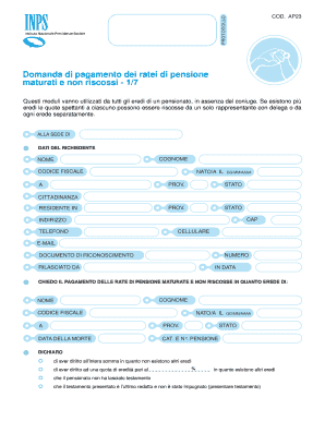 Modulo Inps Ap23  Form