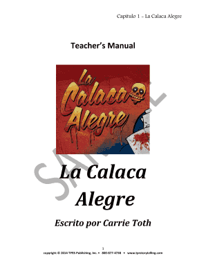 La Calaca Alegre in English PDF  Form