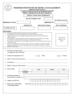 Hotel Management Form