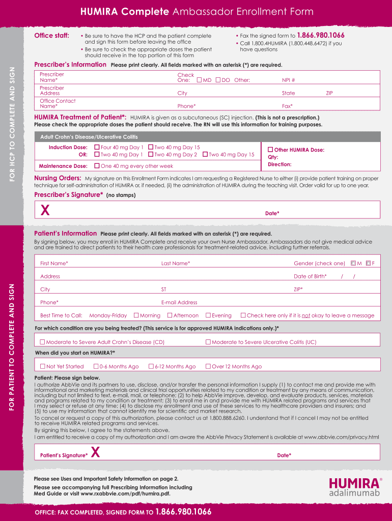 65J 1833319 COMPLETE Enrollment FORM  Gastro