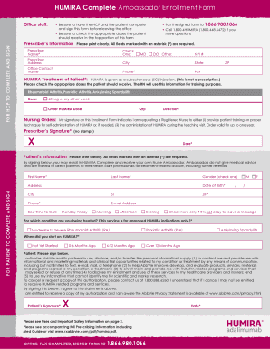  Ambassador Enrollment Form PDF