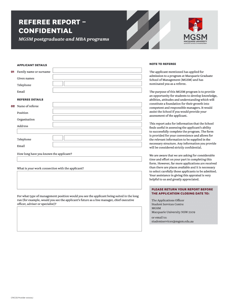 Mgsm Referee  Form