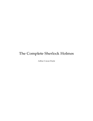 Sherlock Holmes Malayalam PDF  Form