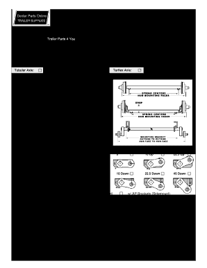 Special Order Axle Confirmation Dexter Parts Online  Form