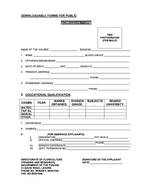 Flori Agripunjab Gov Pk  Form