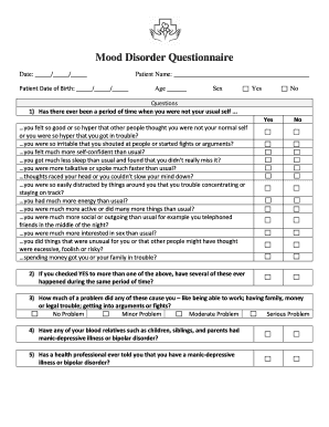 Child Bipolar Questionnaire PDF  Form