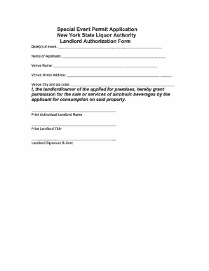 Landlord Authorization Form