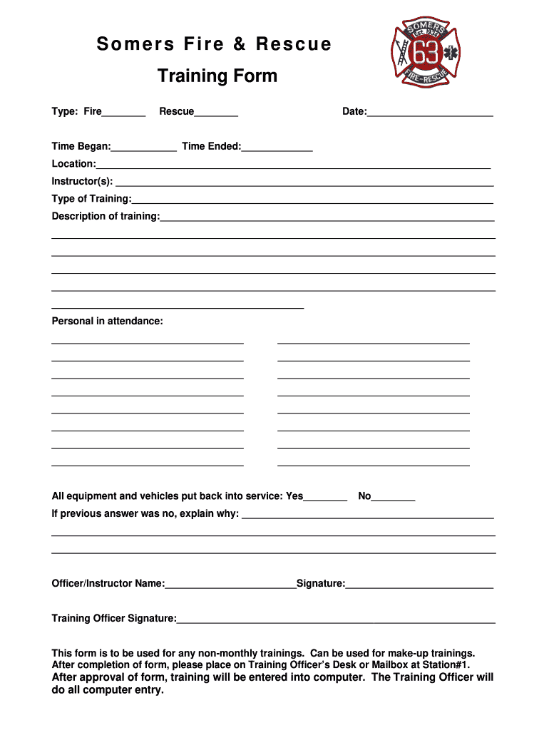 Get and Sign Fire Training Forms