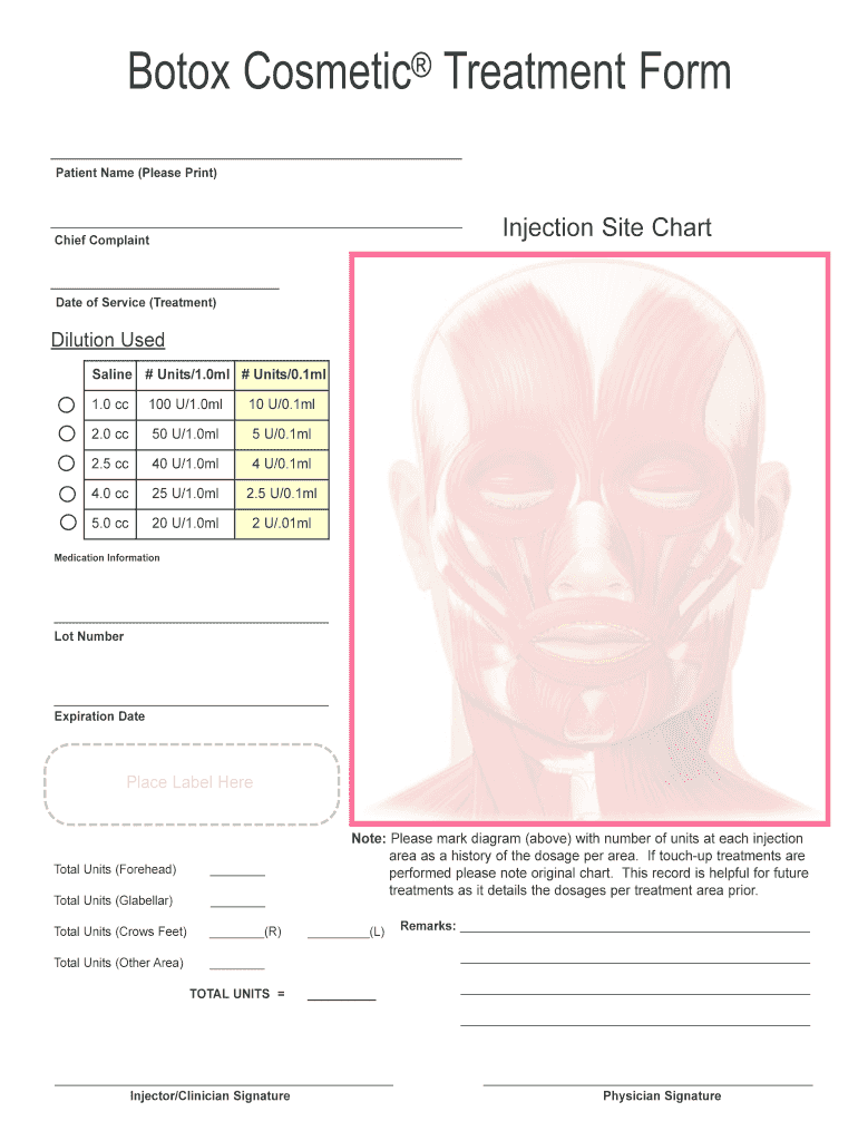  Treatment Form PDF