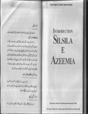 Azeemi Silsila  Form