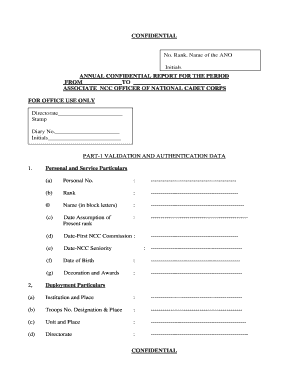 Ncc Catc Camp Form Download PDF