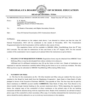 Mbose Registration Card Download  Form