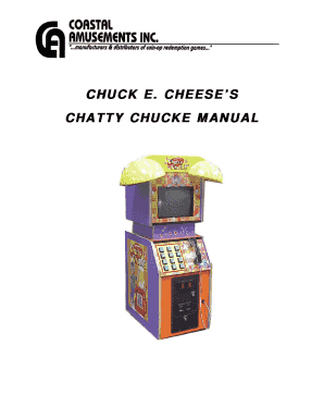 Chuck E Cheese Employee Handbook  Form