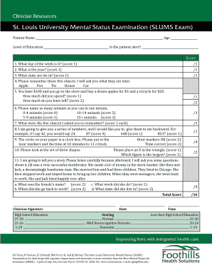 Slums PDF  Form