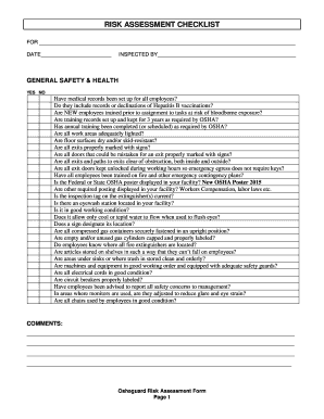 Oshaguard Assessment Fill Out And Sign Printable Pdf Template Signnow
