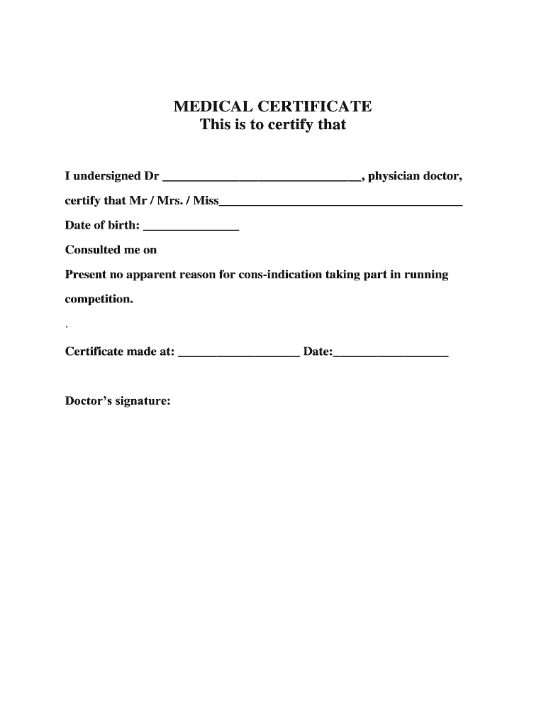 Barangay Health Certificate PDF  Form