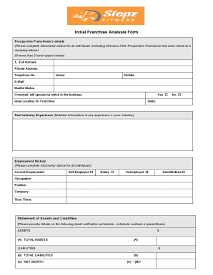 Franchise Enquiry Form