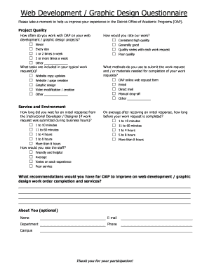 Logo Questionnaire for Clients PDF  Form