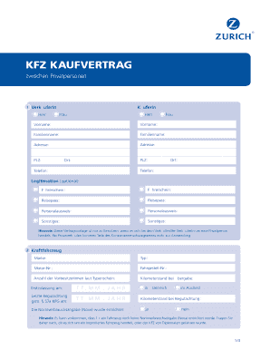 Kaufetrag PDF  Form
