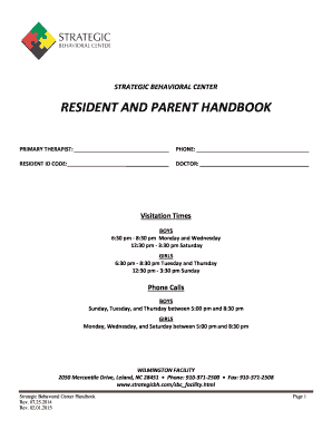 Strategic Behavioral Center Fill Out And Sign Printable Pdf Template Signnow