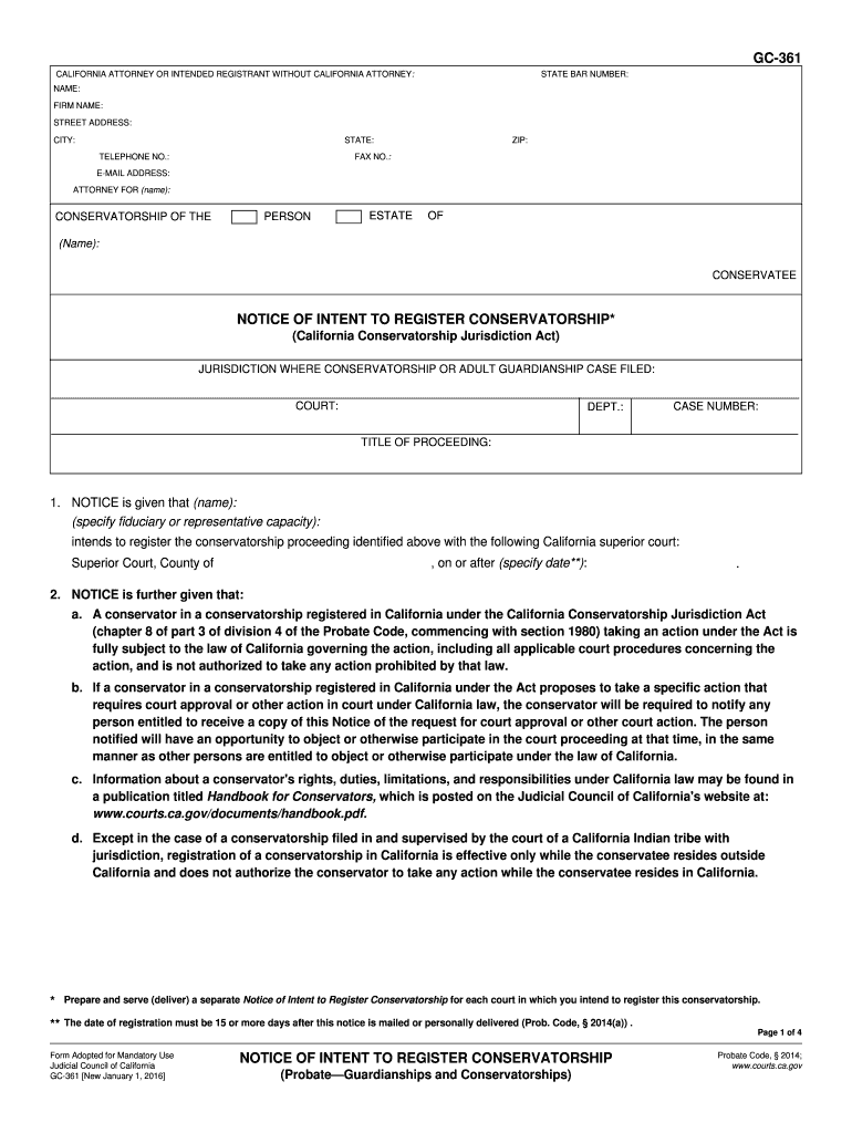 Gc361  Form