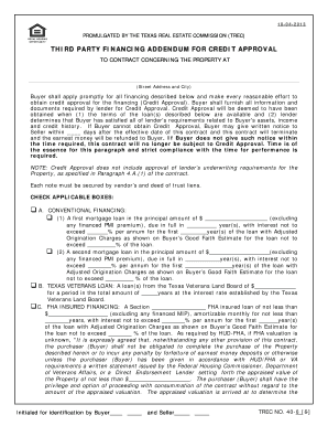 TREC Form No 40 6