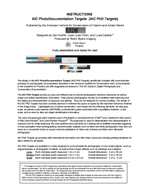 Aic Phd Target  Form