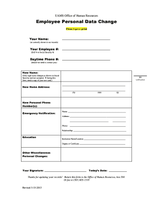 Printable Human Resource Forms