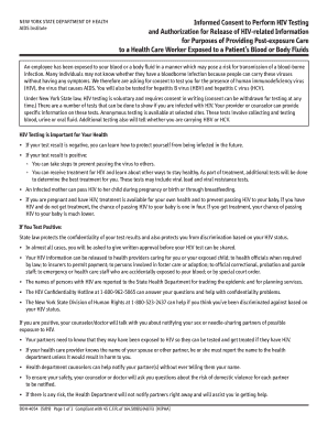 Hiv Consent Form Doh