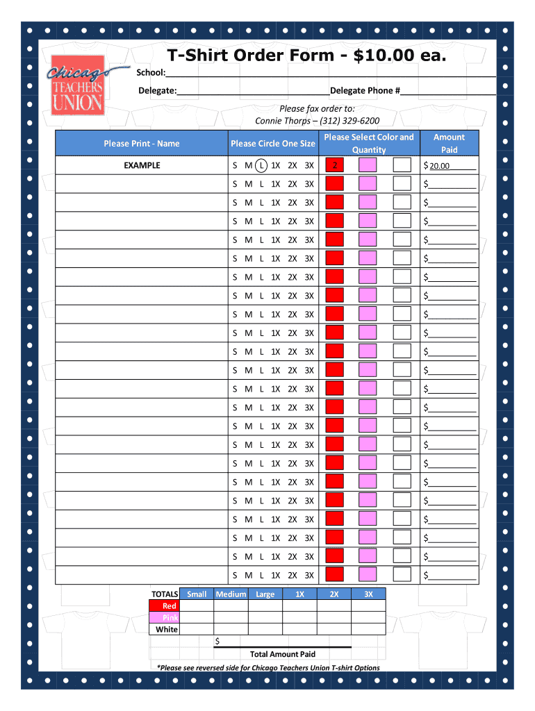 Ctu Order  Form