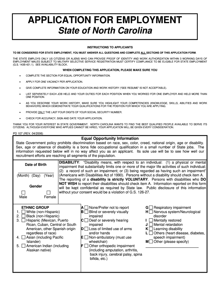 Eastpointe Lme Pd 107 Application  Form