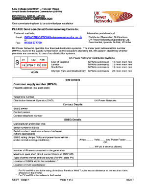 G83 Form