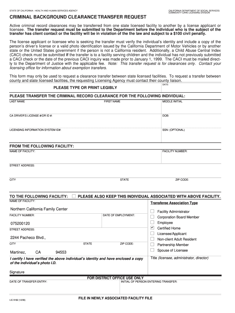  Lic 9182 Circuit  Form 2006