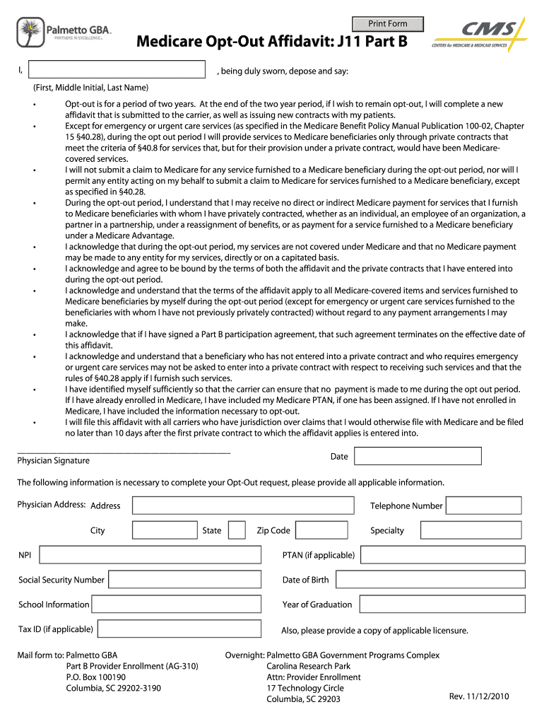 Form Affidavit Diagram