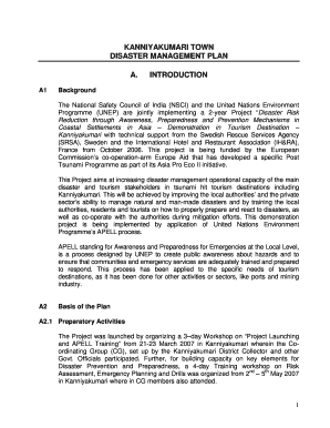 Disaster Management Questions and Answers PDF  Form