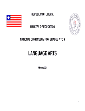 Liberia Elementary Curriculum PDF  Form