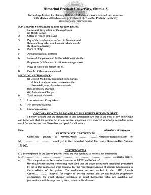 Hp Medical Reimbursement Form