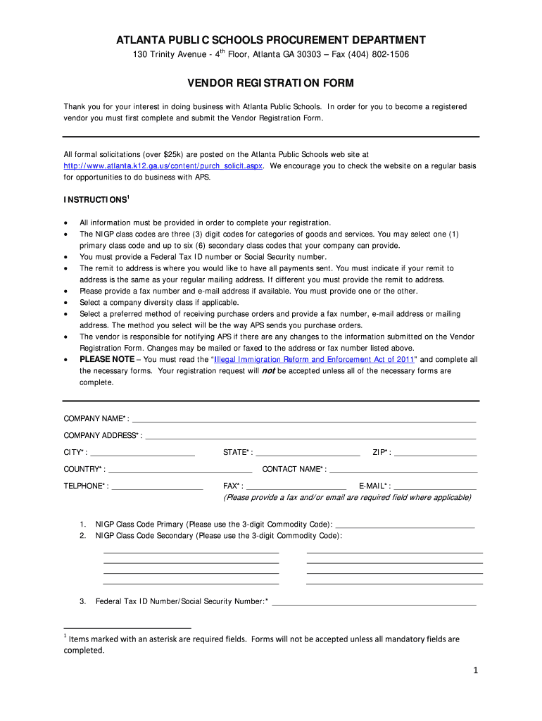 Wellcare Vendor Registration  Form