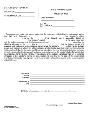 Superior Court of Guam Last Will and Testament Form