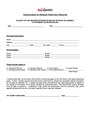 Petsmart Job Application PDF  Form