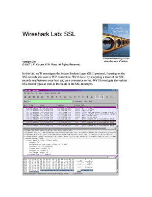Wireshark Lab Ssl V7 0 Solution  Form