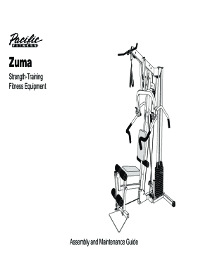 Pacific Fitness Home Gym Manual  Form
