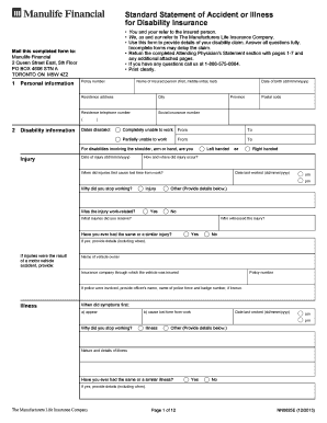 Manulife Form Nn0625e