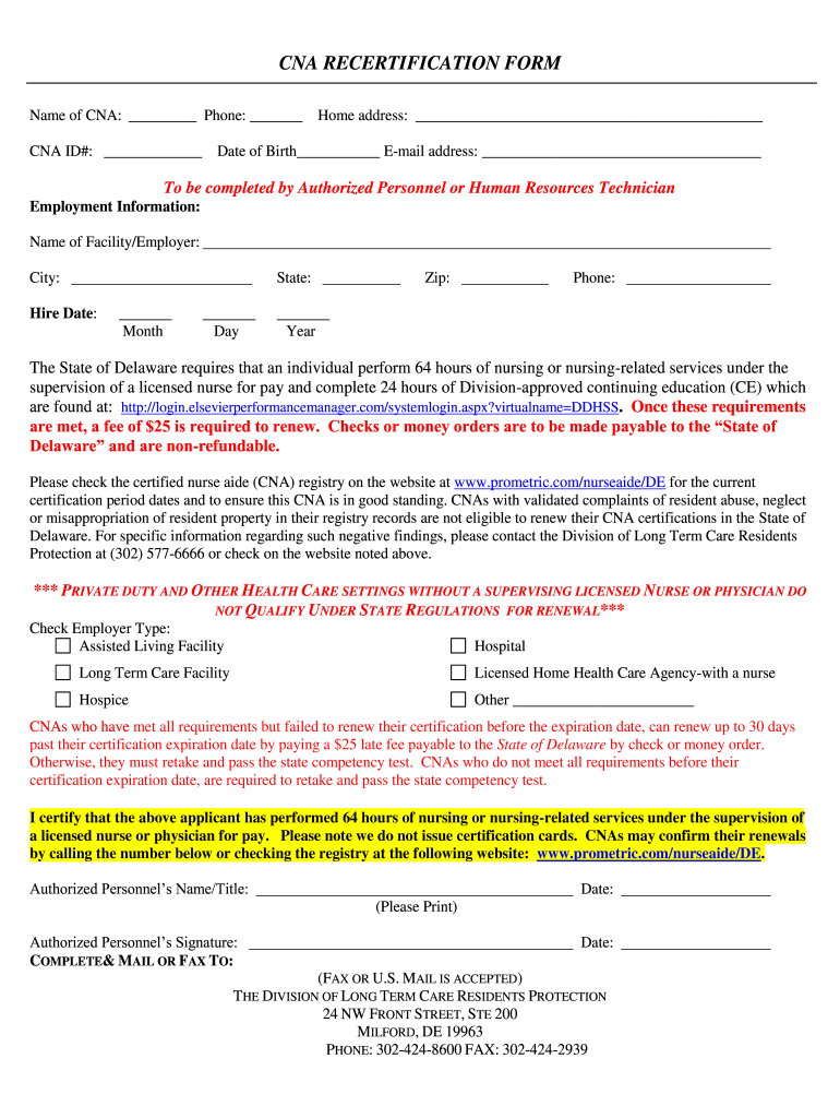 Blank Dcp Form