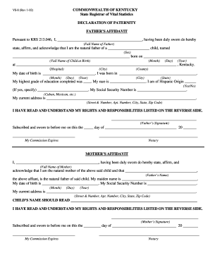 Paternity affidavit - Fill Out and Sign Printable PDF Template | SignNow