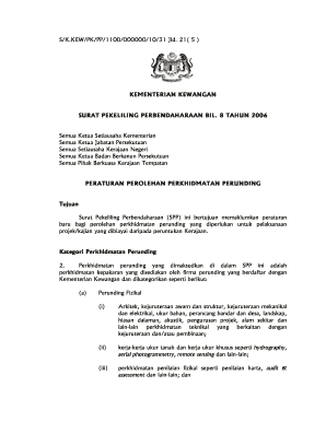 SPP Bil 8 Tahun Kementerian Kewangan Malaysia  Form