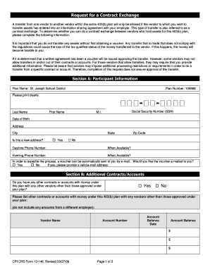 Transfer School Form