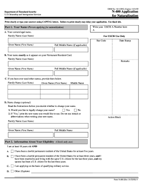 N 400  Form