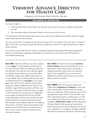 Vermont Ethics Network  Form