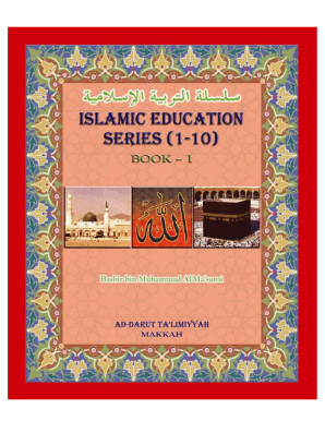 Islamic Education Series 1 10 Book 8 PDF  Form